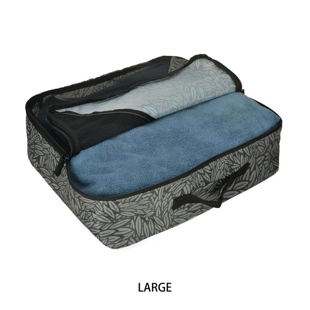 Generation Earth Recycled Packing Cubes 4 Pack Green