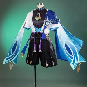 Genshin Impact Scaramouche Wanderer Cosplay Costume C07643E  B