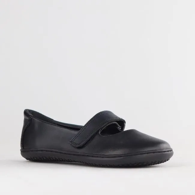 Girls Low-Bar School Shoe in Black Sizes 28-35 - 6609