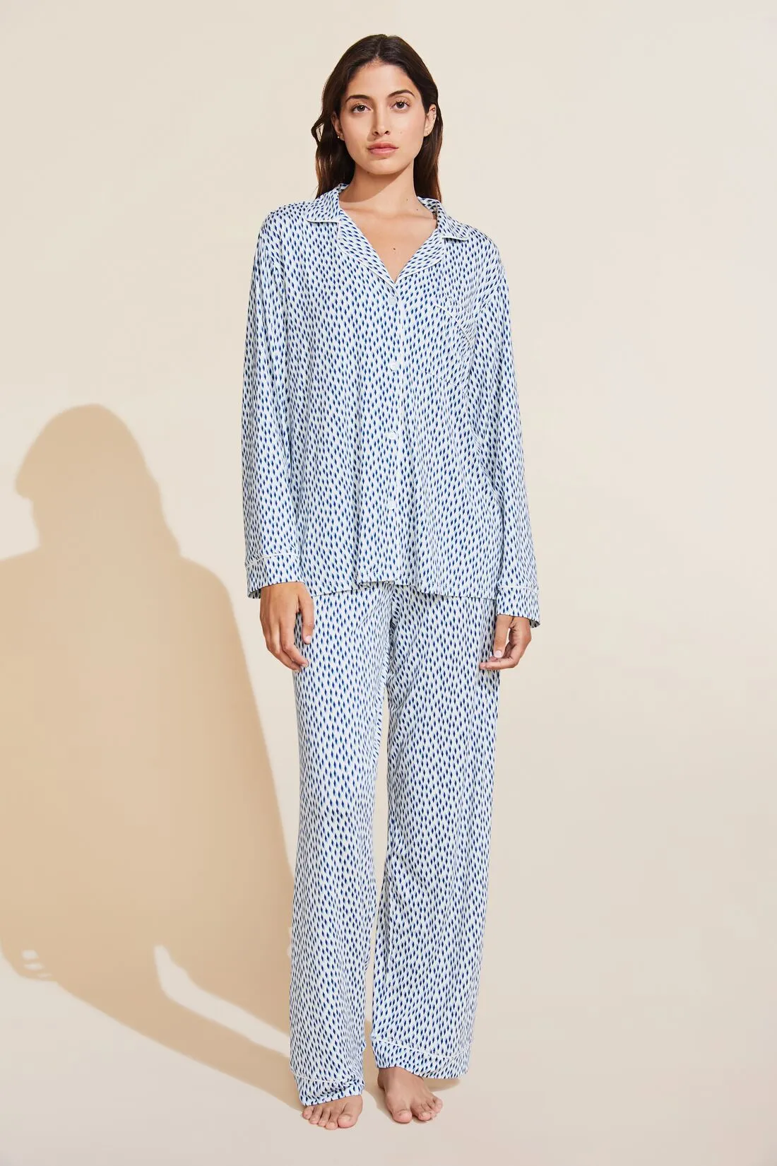 Gisele Printed TENCEL™ Modal Long PJ Set