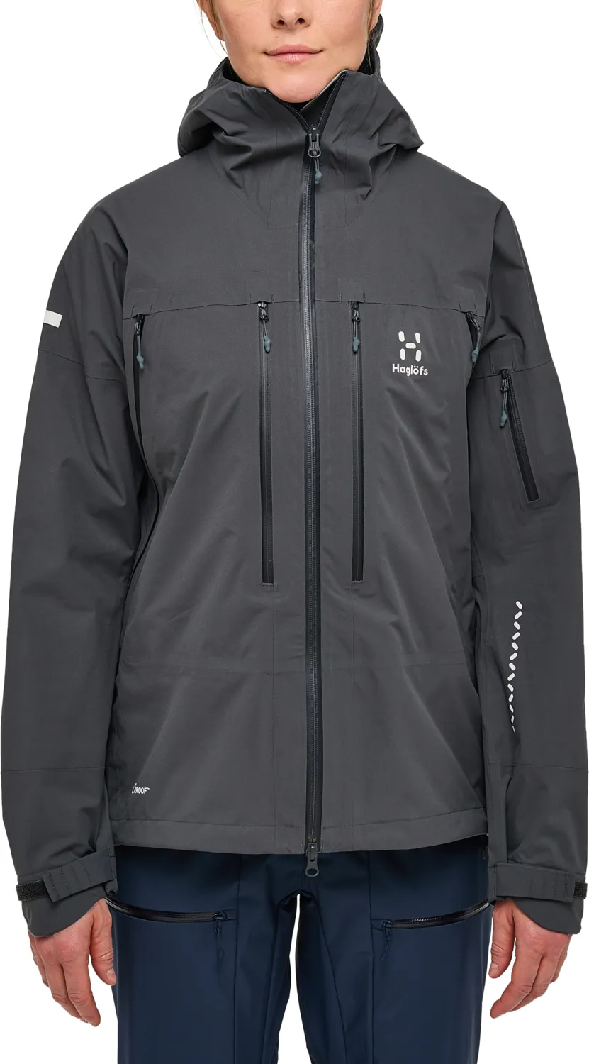 Haglöfs Women&#x27;s L.I.M Touring Proof Jacket Magnetite | Buy Haglöfs Women&#x27;s L.I.M Touring Proof Jacket Magnetite here | Outnorth