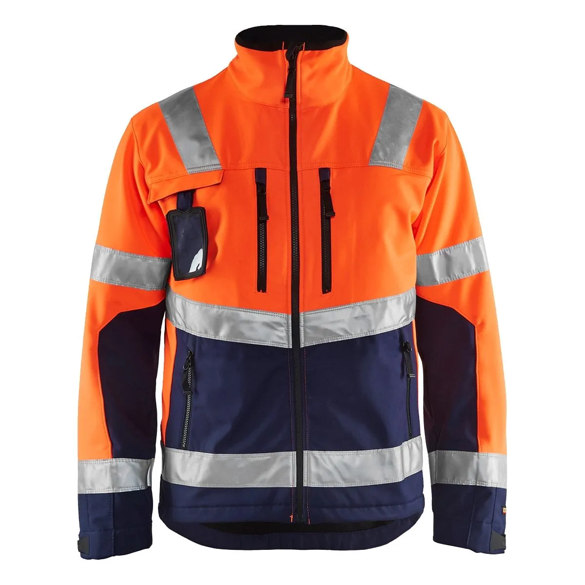 High&#x20;Vis&#x20;Softshell&#x20;Jacket&#x20;4900&#x20;High&#x20;Vis&#x20;Geel&#x2F;Marine&#x20;-&#x20;Bl&#xE5;kl&#xE4;der