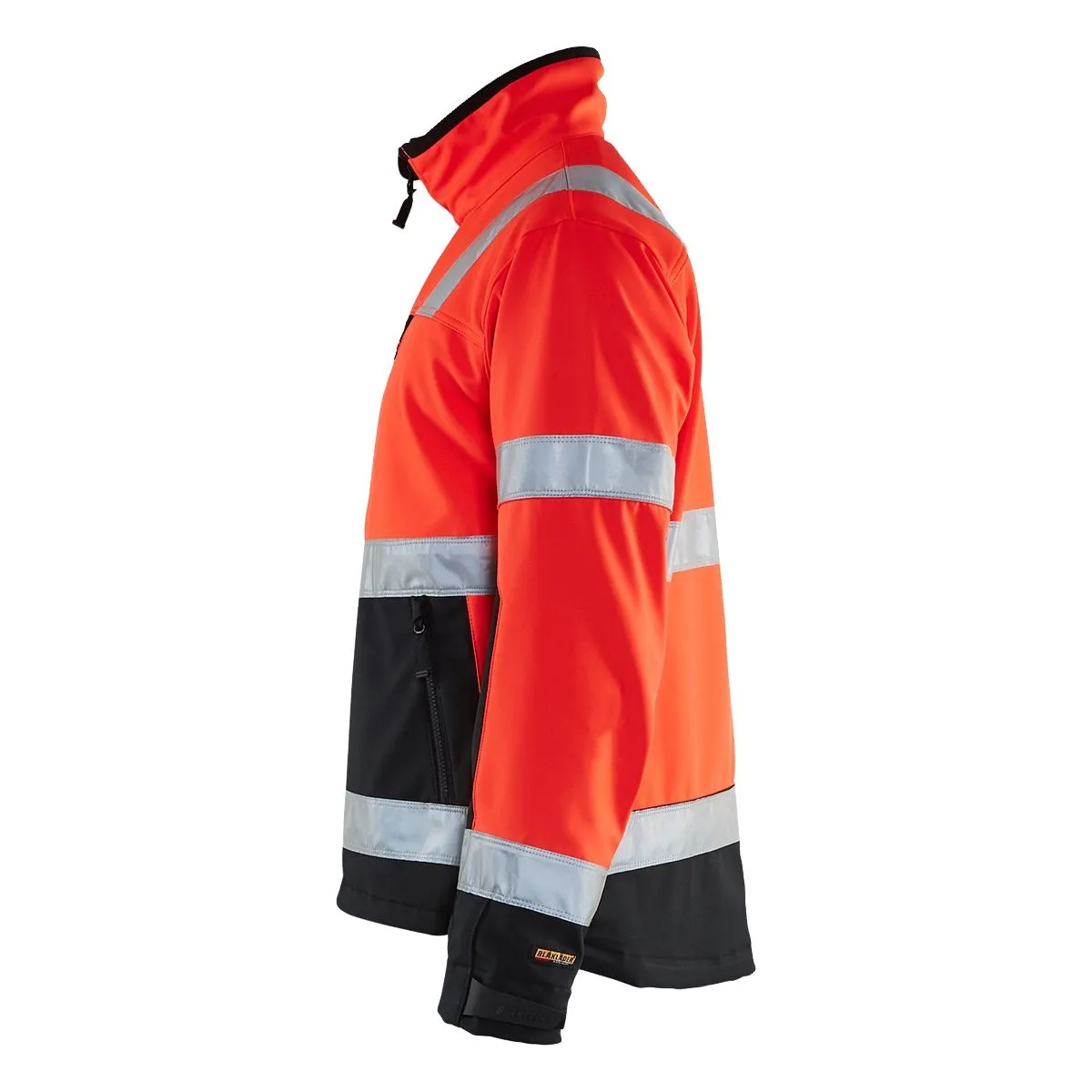 High&#x20;Vis&#x20;Softshell&#x20;Jacket&#x20;4900&#x20;High&#x20;Vis&#x20;Geel&#x2F;Marine&#x20;-&#x20;Bl&#xE5;kl&#xE4;der