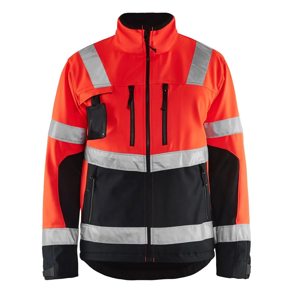 High&#x20;Vis&#x20;Softshell&#x20;Jacket&#x20;4900&#x20;High&#x20;Vis&#x20;Geel&#x2F;Marine&#x20;-&#x20;Bl&#xE5;kl&#xE4;der