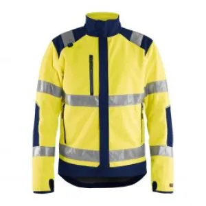 High&#x20;Vis&#x20;Windproof&#x20;Fleece&#x20;Jacket&#x20;4888&#x20;High&#x20;Vis&#x20;Geel&#x2F;Marineblauw&#x20;-&#x20;Bl&#xE5;kl&#xE4;der