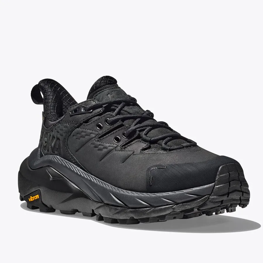 Hoka Men's Kaha 2 Low GORE-TEX Walking Shoes Black / Black