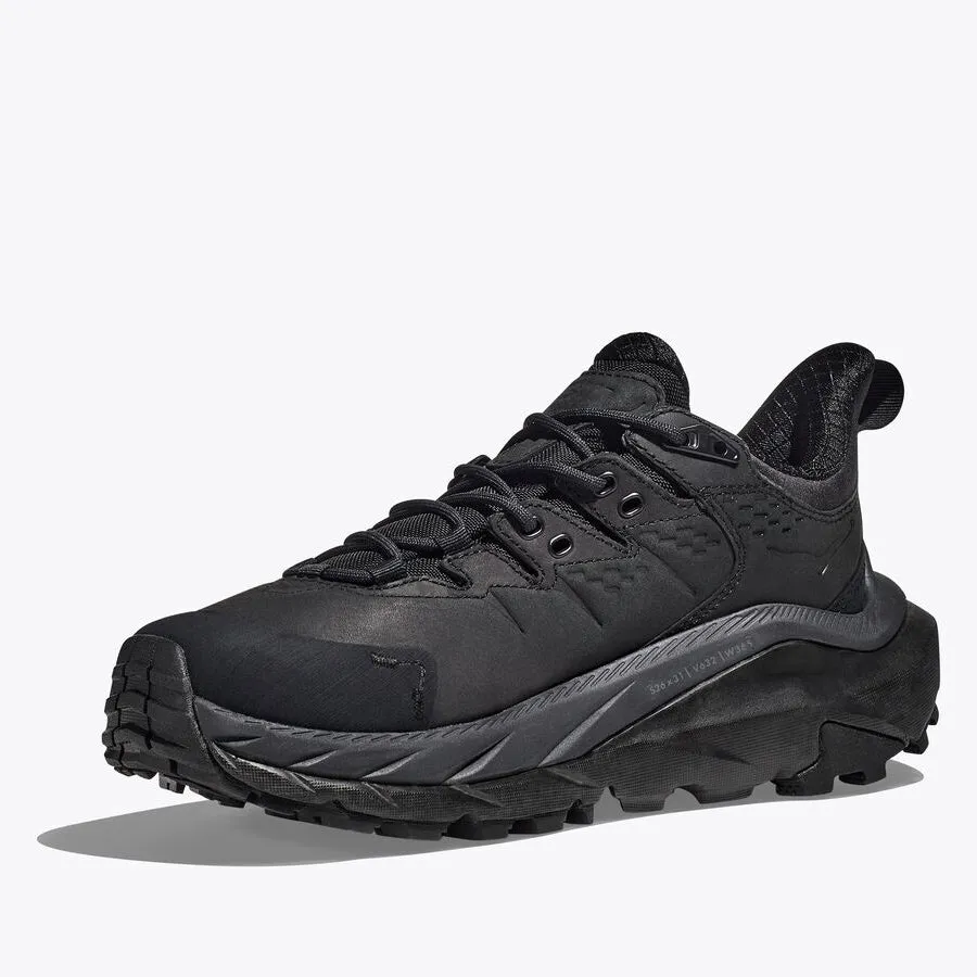 Hoka Men's Kaha 2 Low GORE-TEX Walking Shoes Black / Black