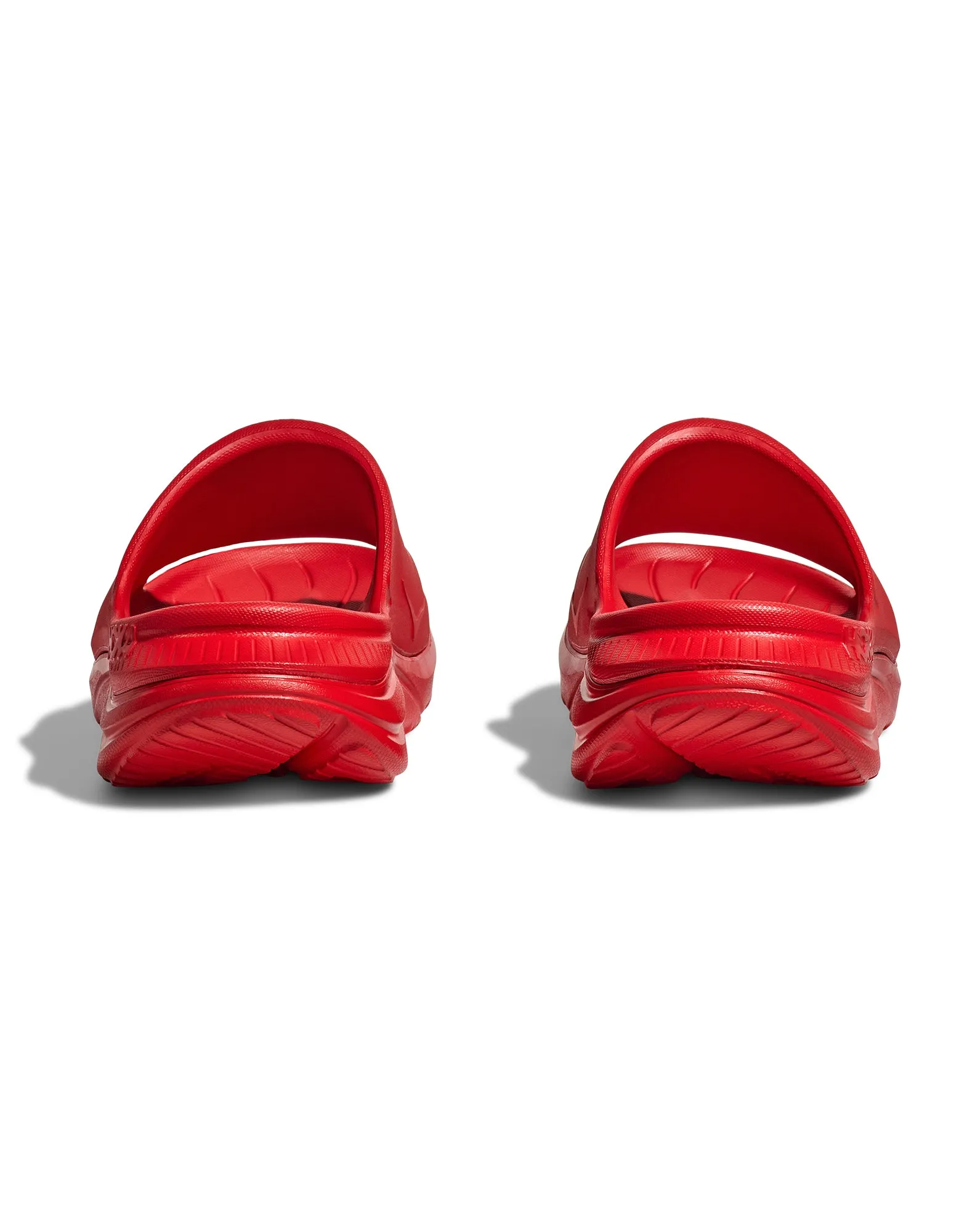 Hoka Ora Athletic Slide Unisexe Vermillion / White