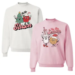 Holiday 'Tis The Season Characters' Crewneck Sweatshirt