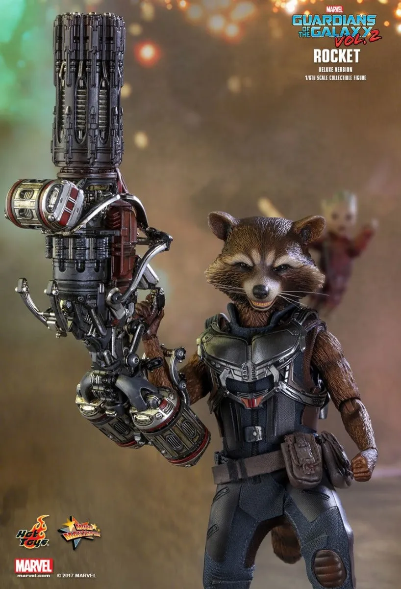 HOT TOYS MARVEL GUARDIANS OF THE GALAXY VOL. 2 - ROCKET (DELUXE VERSION) MMS411