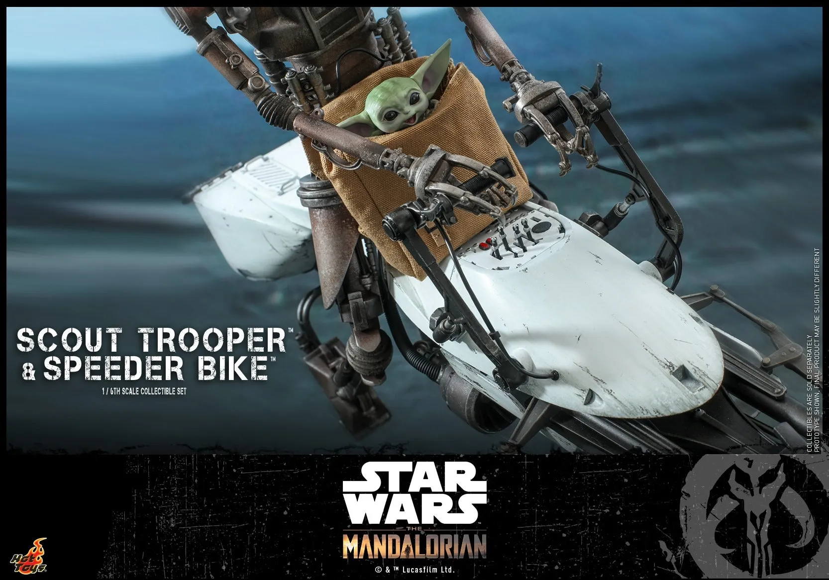 Hot Toys - TMS017 - The Mandalorian - 1/6th scale Scout Trooper and Speeder Bike Collectible Set