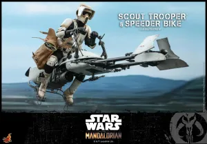 Hot Toys - TMS017 - The Mandalorian - 1/6th scale Scout Trooper and Speeder Bike Collectible Set