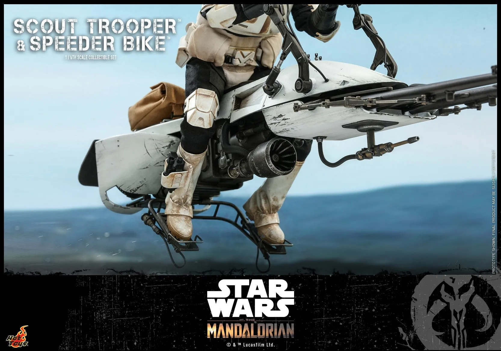 Hot Toys - TMS017 - The Mandalorian - 1/6th scale Scout Trooper and Speeder Bike Collectible Set