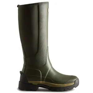 Hunter Ladies Field Balmoral Hybrid Tall Boot Dark Olive