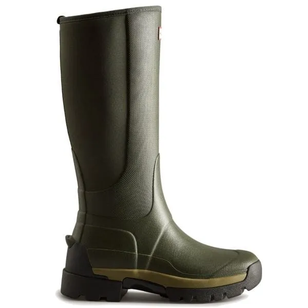 Hunter Ladies Field Balmoral Hybrid Tall Boot Dark Olive