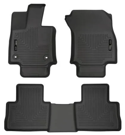 Husky Black Front & Rear Floor Liners | 2019  Toyota RAV4 (95501)