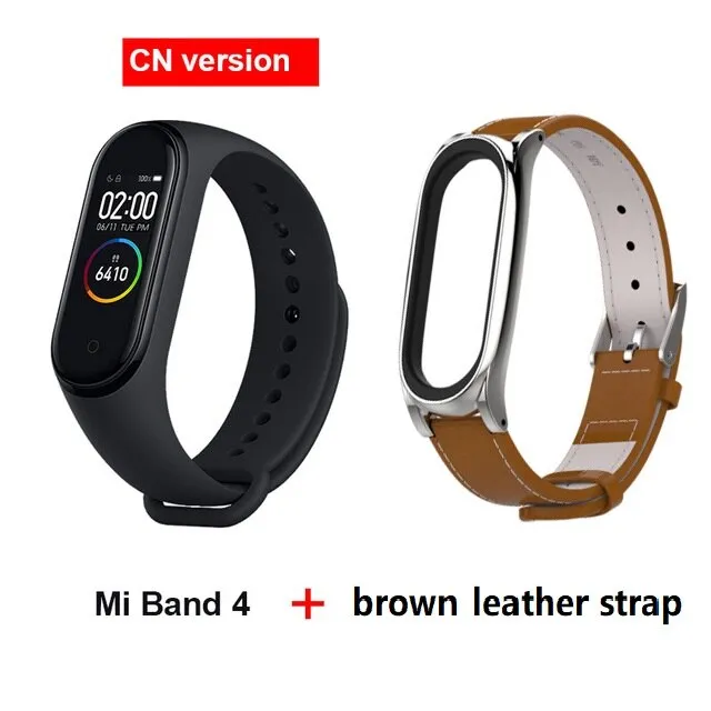 In Stock Original Xiaomi Mi Band 4 Smart Miband 3 Color Screen Bracelet Heart Rate Fitness Music Bluetooth 50M Waterproof Band 4