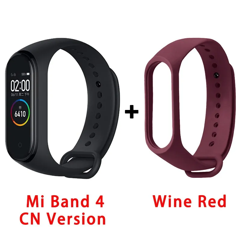 In Stock Original Xiaomi Mi Band 4 Smart Miband 3 Color Screen Bracelet Heart Rate Fitness Music Bluetooth 50M Waterproof Band 4