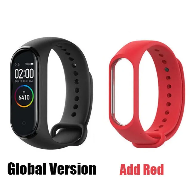 In Stock Original Xiaomi Mi Band 4 Smart Miband 3 Color Screen Bracelet Heart Rate Fitness Music Bluetooth 50M Waterproof Band 4