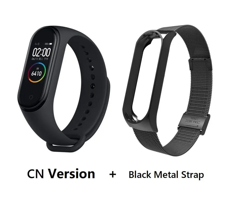 In Stock Original Xiaomi Mi Band 4 Smart Miband 3 Color Screen Bracelet Heart Rate Fitness Music Bluetooth 50M Waterproof Band 4