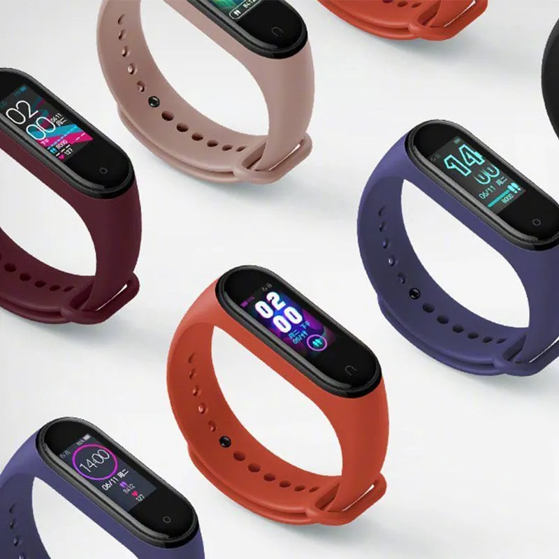 In Stock Original Xiaomi Mi Band 4 Smart Miband 3 Color Screen Bracelet Heart Rate Fitness Music Bluetooth 50M Waterproof Band 4