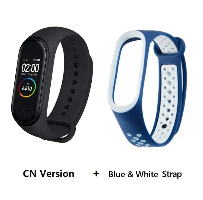 In Stock Original Xiaomi Mi Band 4 Smart Miband 3 Color Screen Bracelet Heart Rate Fitness Music Bluetooth 50M Waterproof Band 4