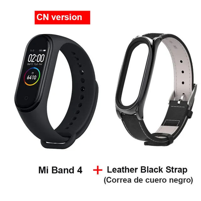 In Stock Original Xiaomi Mi Band 4 Smart Miband 3 Color Screen Bracelet Heart Rate Fitness Music Bluetooth 50M Waterproof Band 4