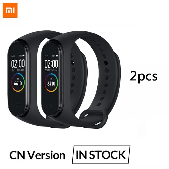 In Stock Original Xiaomi Mi Band 4 Smart Miband 3 Color Screen Bracelet Heart Rate Fitness Music Bluetooth 50M Waterproof Band 4