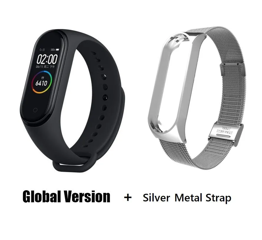 In Stock Original Xiaomi Mi Band 4 Smart Miband 3 Color Screen Bracelet Heart Rate Fitness Music Bluetooth 50M Waterproof Band 4