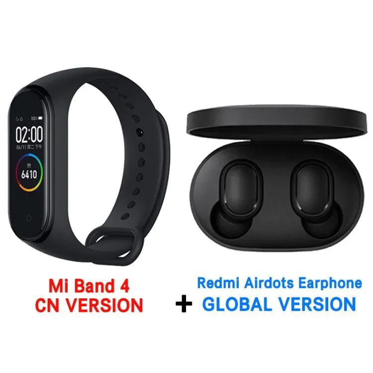 In Stock Original Xiaomi Mi Band 4 Smart Miband 3 Color Screen Bracelet Heart Rate Fitness Music Bluetooth 50M Waterproof Band 4