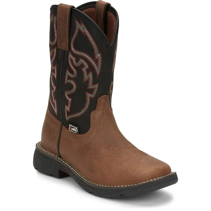 Kid's Justin Rush Junior Tan Boot