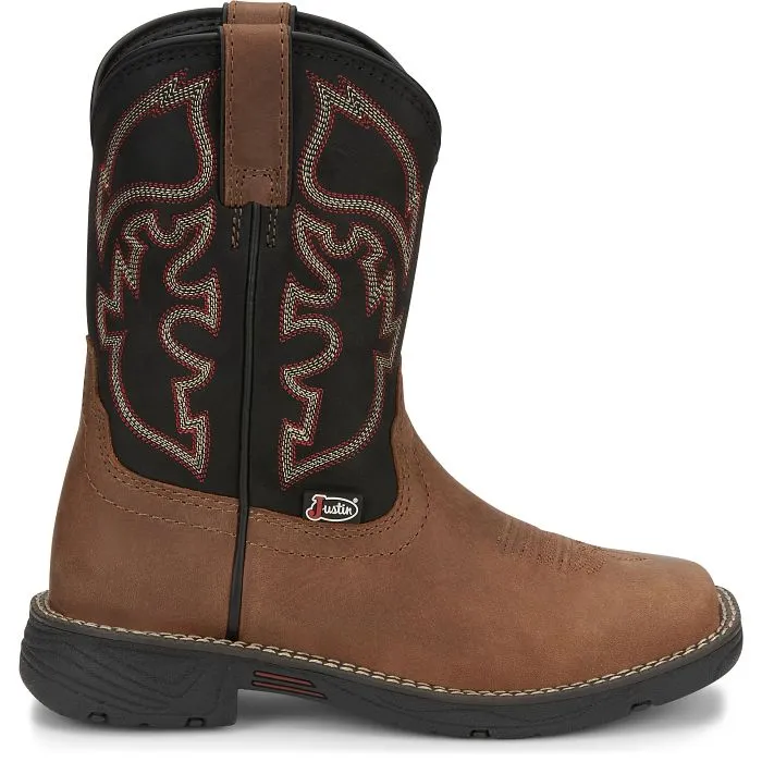 Kid's Justin Rush Junior Tan Boot