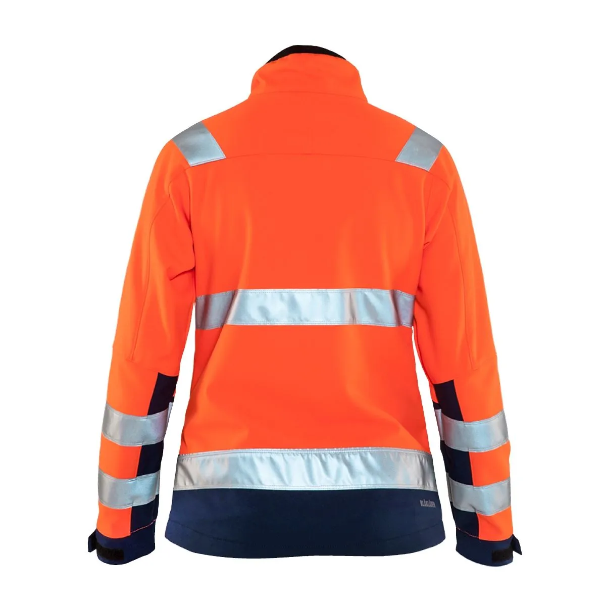 Ladies&#x20;High&#x20;Vis&#x20;Softshell&#x20;Jacket&#x20;4902&#x20;High&#x20;Vis&#x20;Geel&#x2F;Marineblauw&#x20;-&#x20;Bl&#xE5;kl&#xE4;der