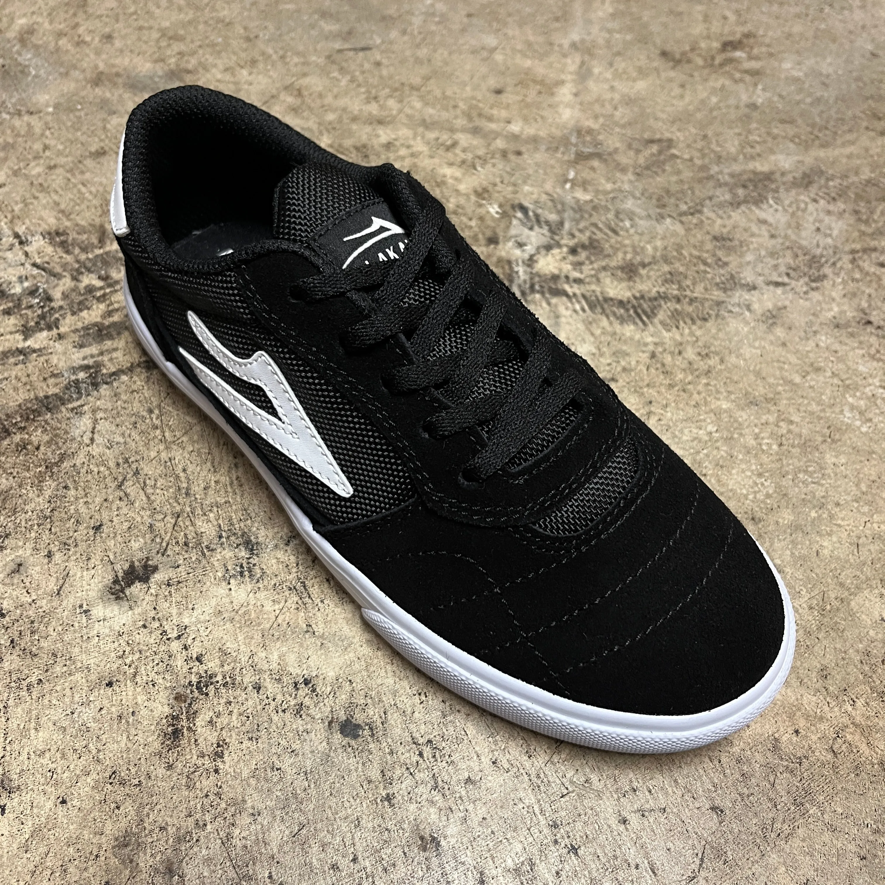 LAKAI CAMBRIDGE KIDS (BLK/WHT)