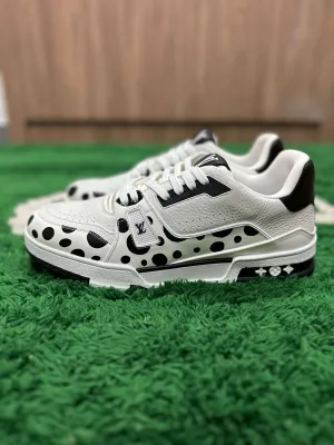 Louis Vuitton LV Trainer Yayoi Kusama Black White