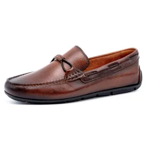 Martin Dingman Bermuda Braided Bit Loafer Bourbon