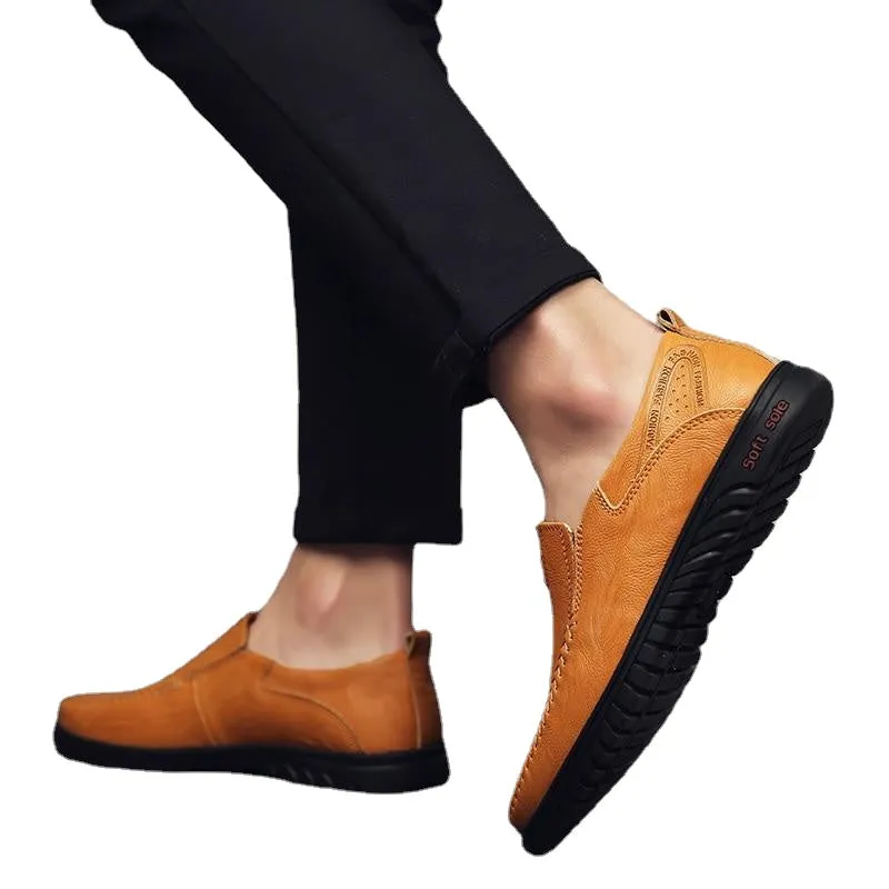 Men Shoes Genuine leather Comfortable Men Casual Shoes