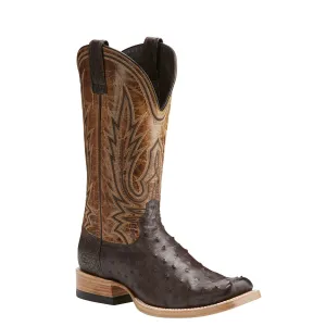 Men's Ariat Boots All Around Full Quill Nicotine #10021668