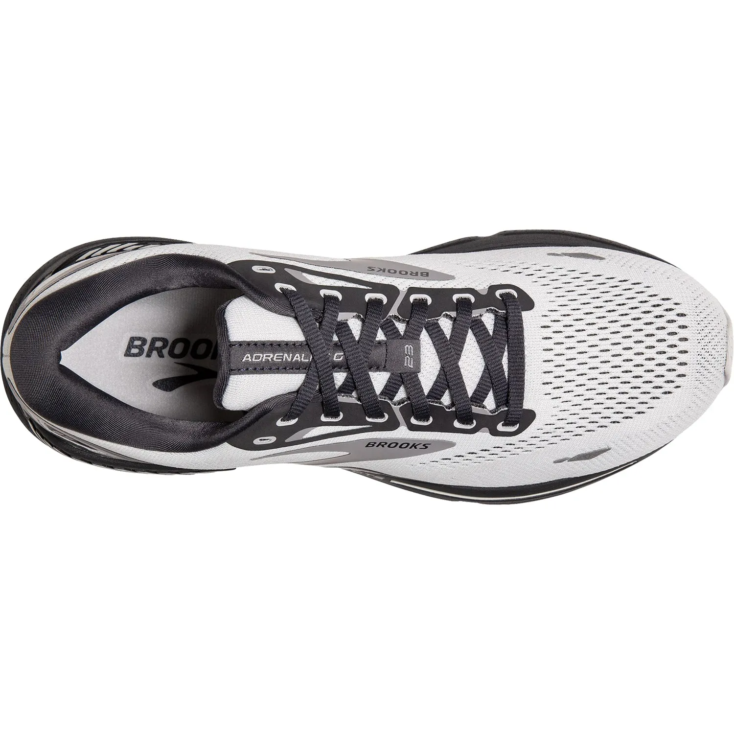 Men's Brooks Adrenaline GTS 23 Oyster/Ebony/Alloy Mesh