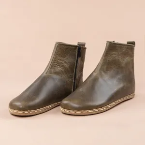 Men's Green Barefoot Boots