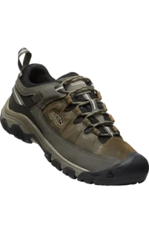 Mens Keen Targhee III 1018597 Waterproof Hiking Shoe - Wide - Bungee Cord/Black