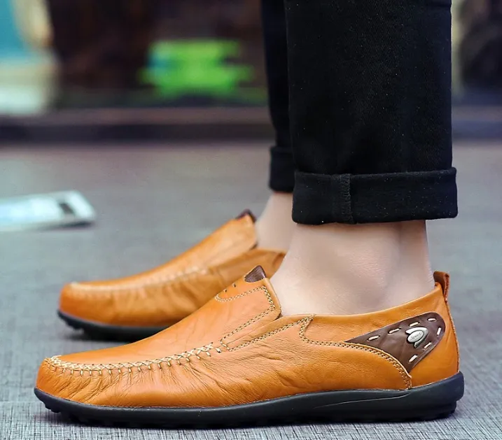 Men's Split Leather Casual Shoes