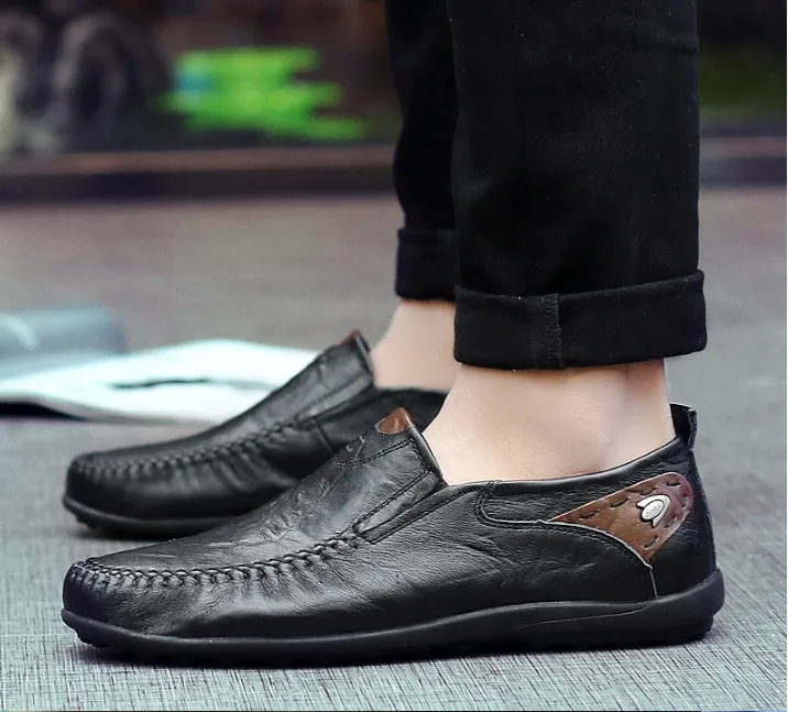 Men's Split Leather Casual Shoes