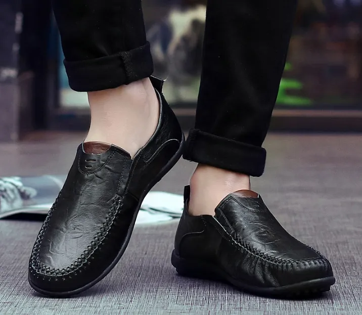 Men's Split Leather Casual Shoes