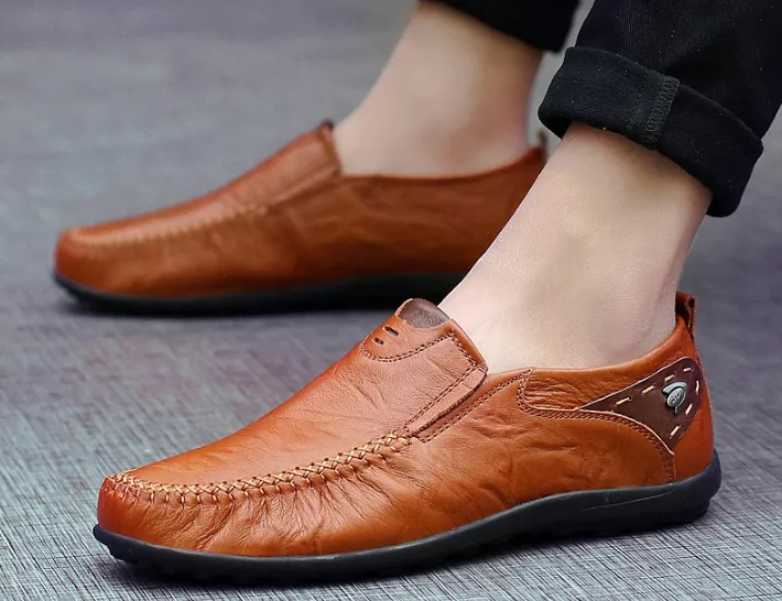 Men's Split Leather Casual Shoes