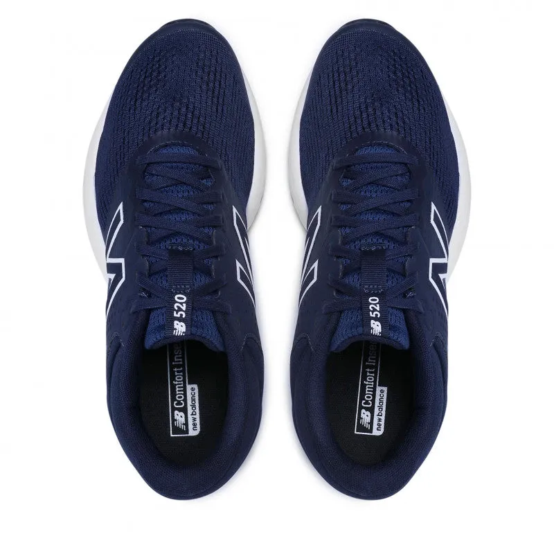 Men's Wide Fit New Balance M520CN7 Walking & Running Trainers - Navy Black