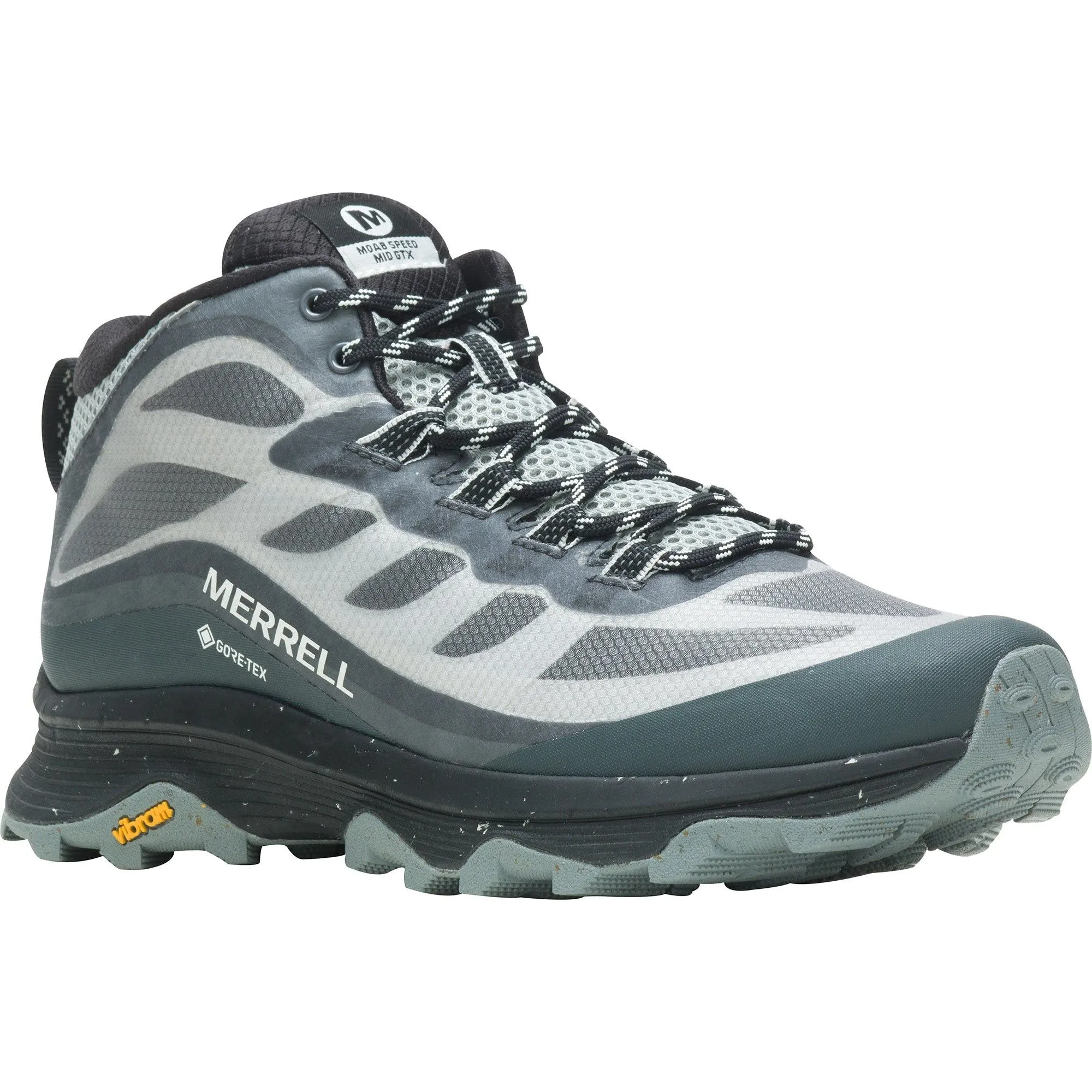 Merrell Moab Speed Mid GORE-TEX Mens Walking Boots - Grey