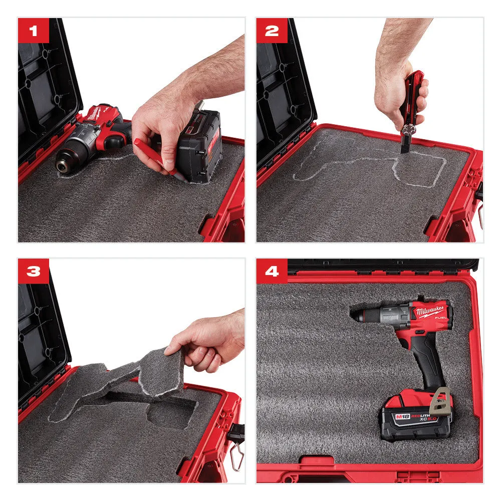 Milwaukee 48-22-8450 Packout Tool Case W/ Foam Insert