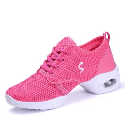 Modern Women Dance Sneakers Jazz  Shoes Genuine Leather Size 35-40