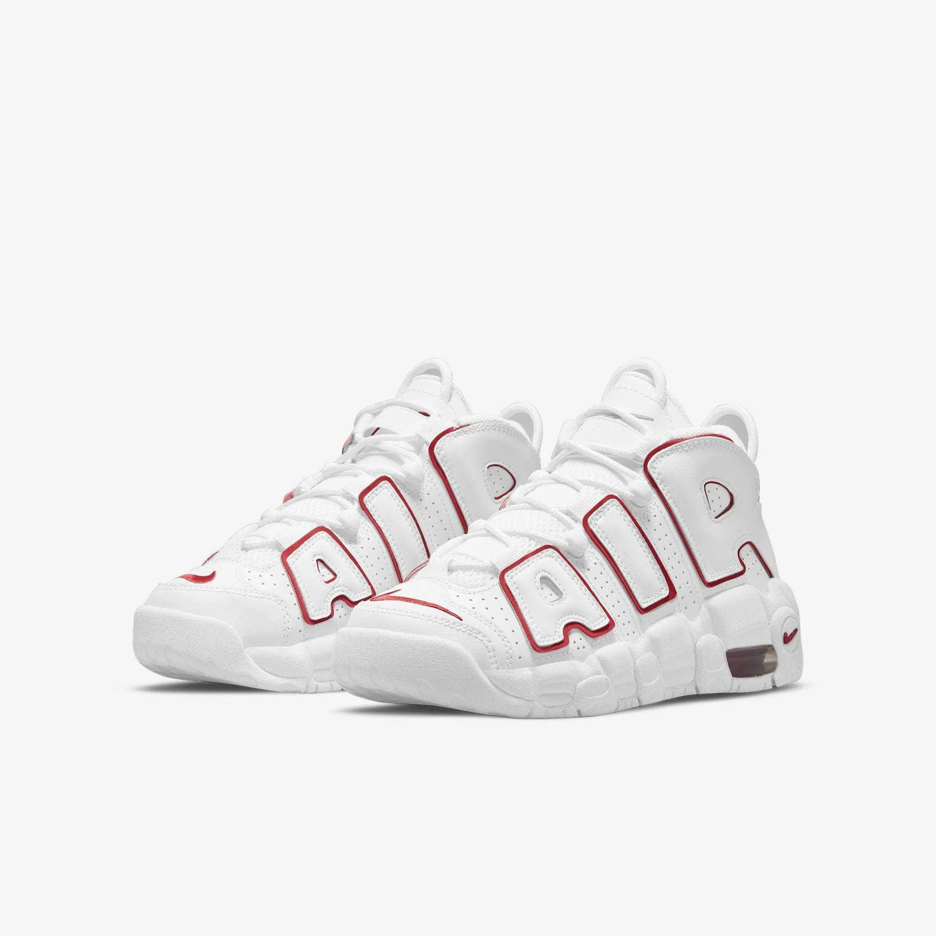 Nike Air More Uptempo 'White Varsity Red'